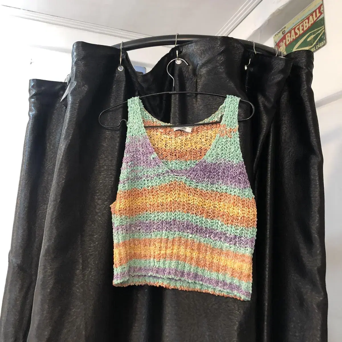 Vintage L'ECCOVE mint knit sleeveless