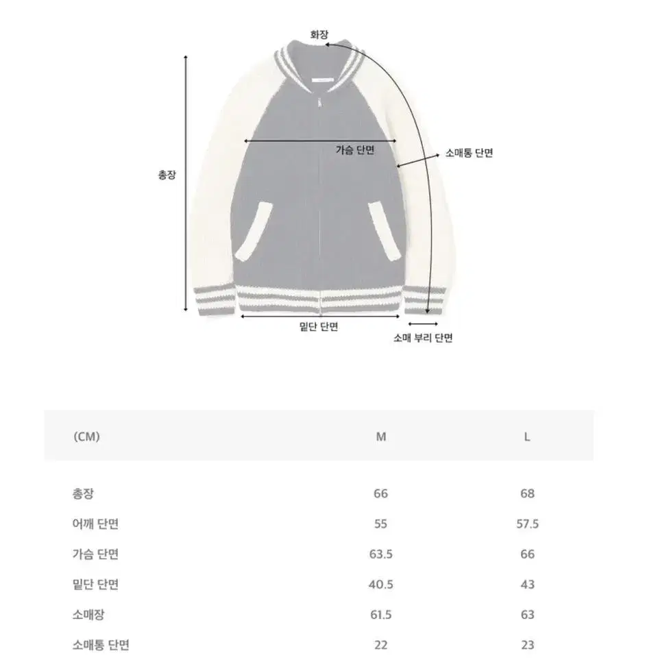 새상품) 키뮤어 울100 니트집업