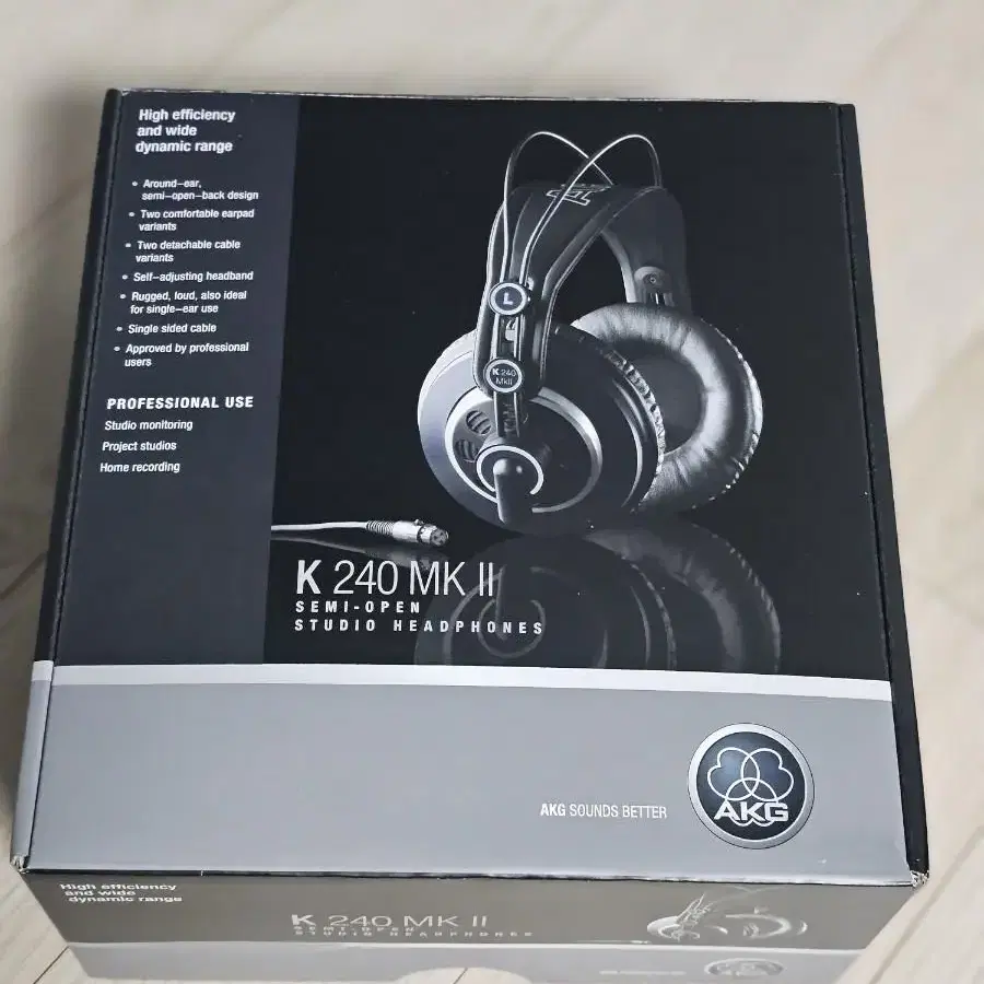 봇치 헤드폰 AKG K240 MK2 모니터링 헤드폰 신품