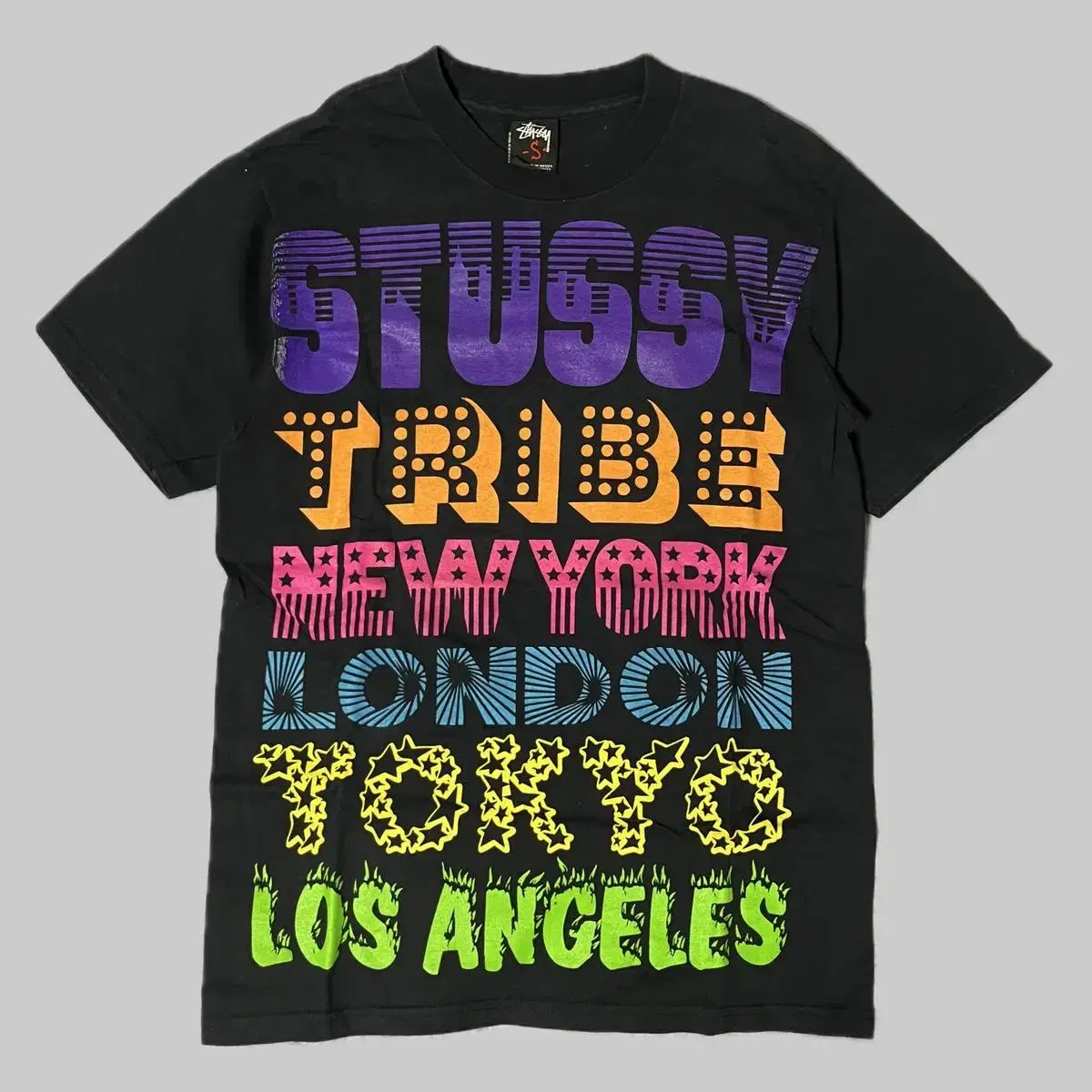 <희귀 매물> Stussy Stussy worldtour Vahn T-shirt