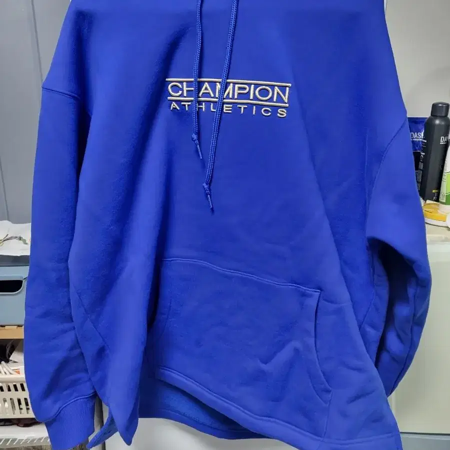 Champion asia 3D로고 Super Fleece 후드 XL