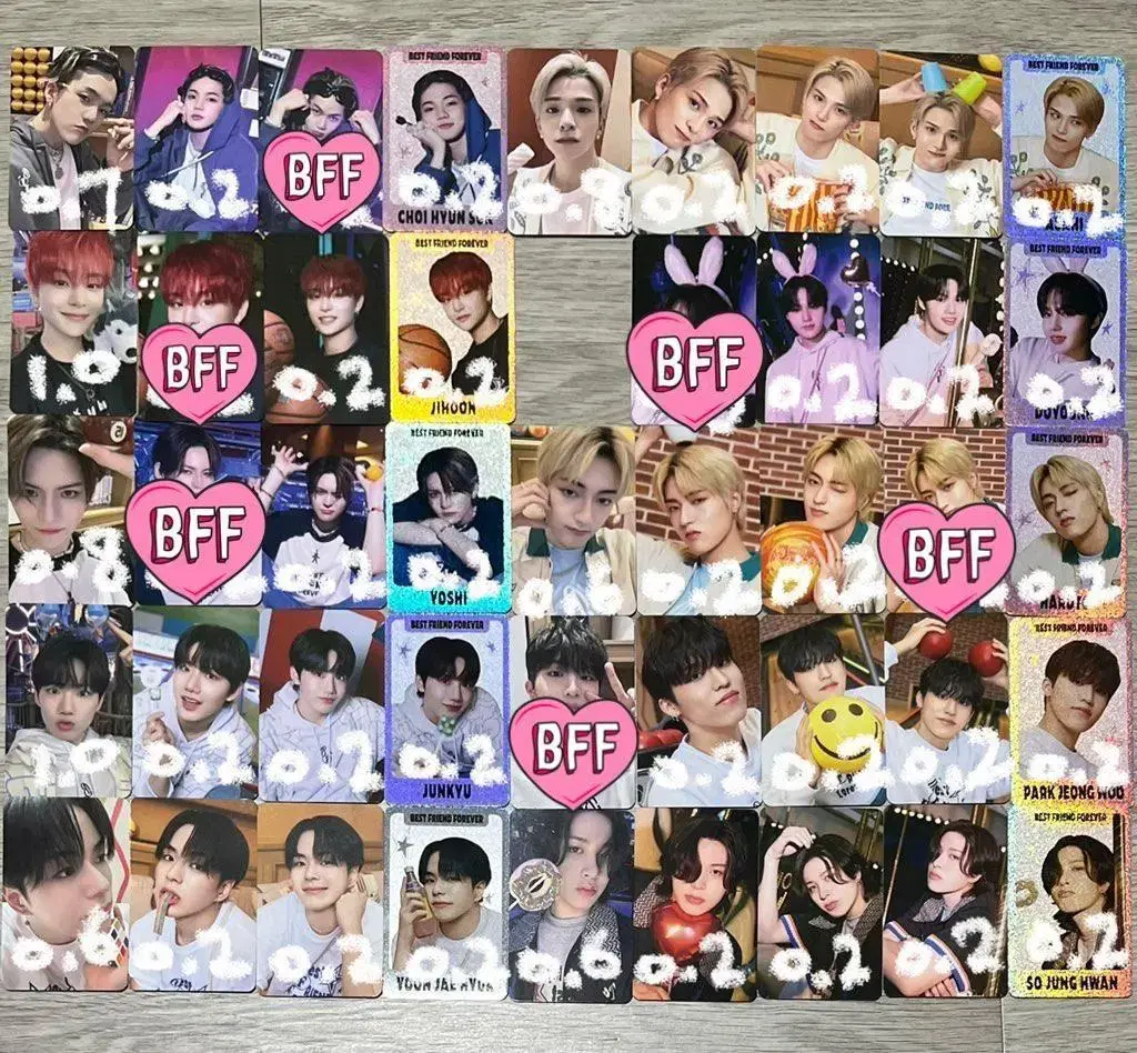 Treasure BFF pop up tc Trading photocard jihoon yoshi junkyu jaehyuk Asahi