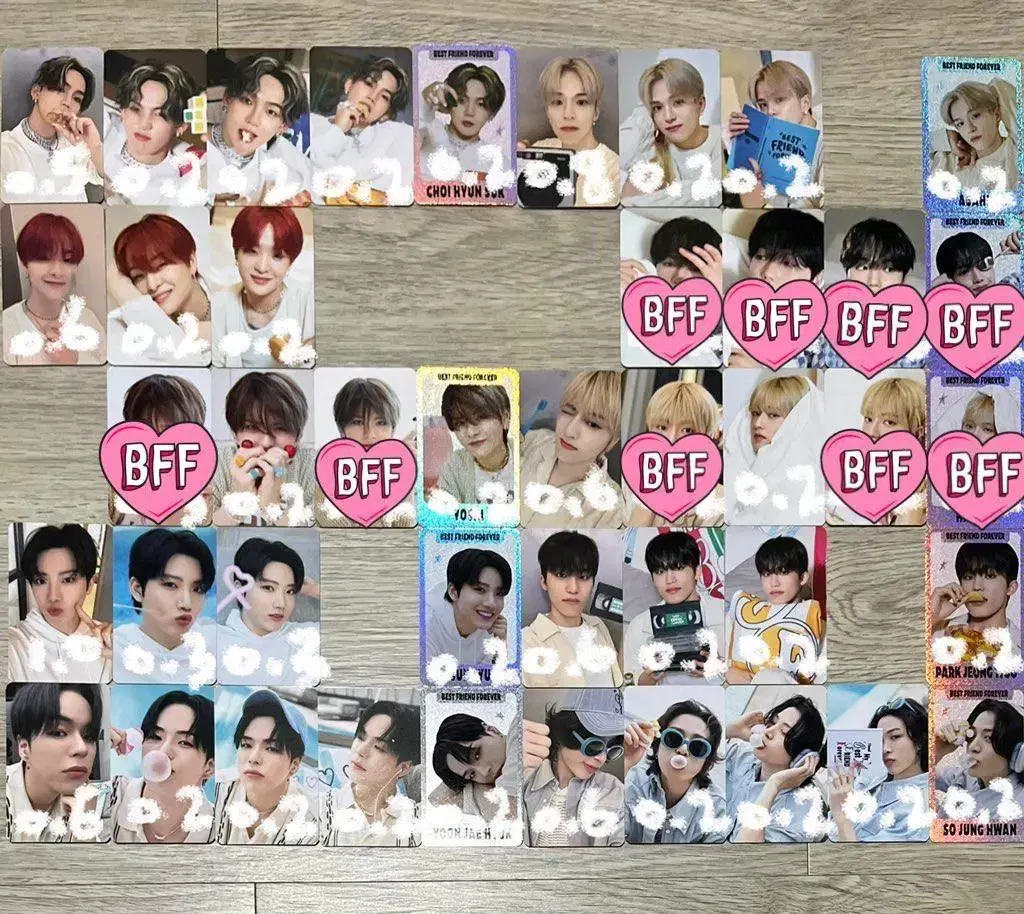 Treasure BFF pop up tc Trading photocard junkyu jaehyuk asahi jungwoo Junghwan