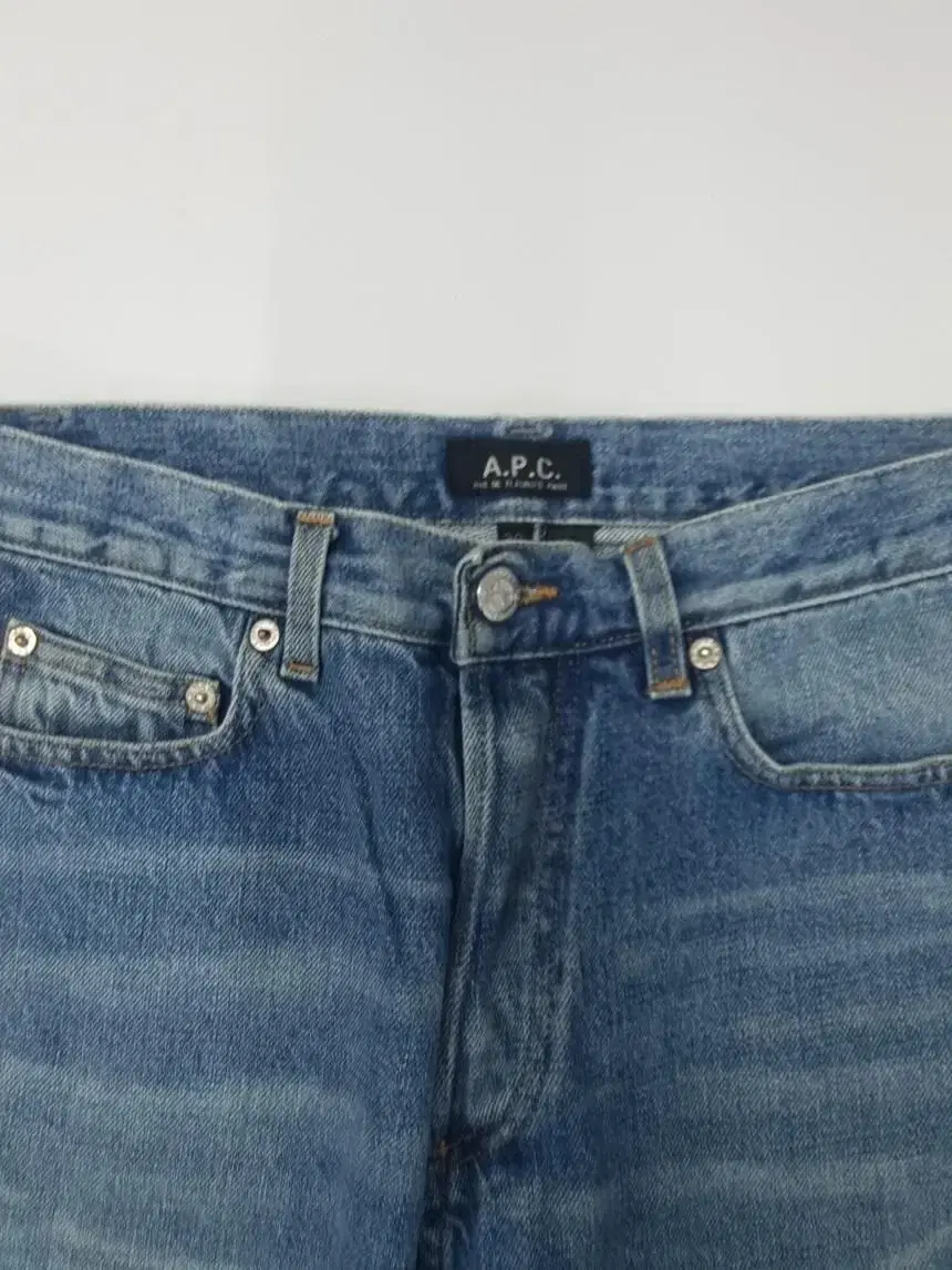 일본 a.p.c 아페쎄 셀비지 데님팬츠 청바지