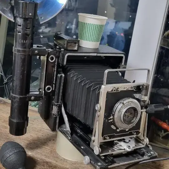 미국 GRAFLEX 사 빈티지 대형카메라