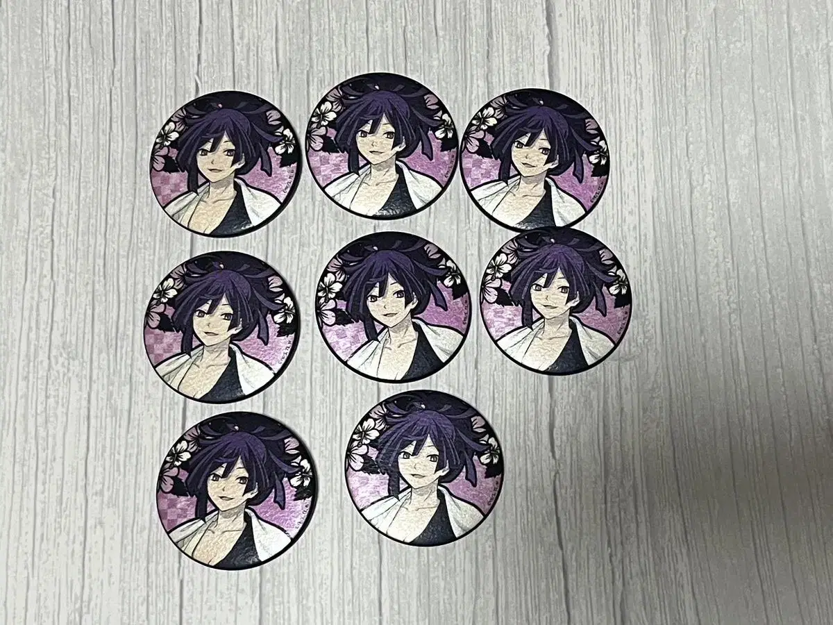 Hell Rock Yuzuriha Rakuspa Gokurakuyu Can Badge Set