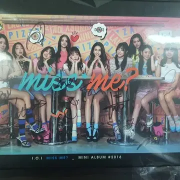 정품싸인CD앨범)I.O.I - miss me?멤버전원친필싸인+ 포카포함 | 브랜드