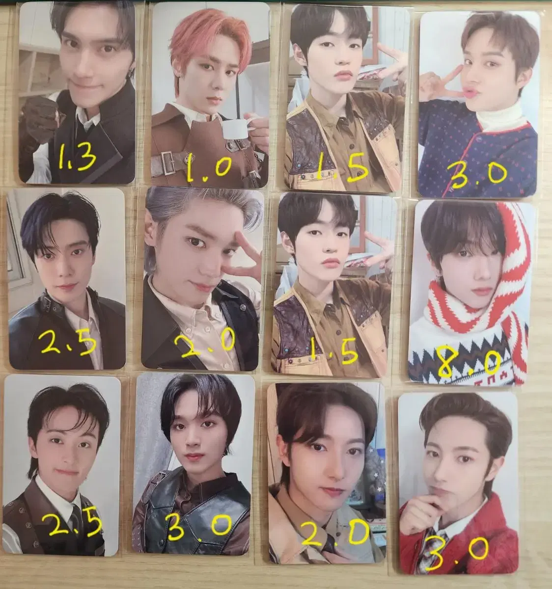 NCT Zone 50,000 won ld 100,000 won Event photocard Sell