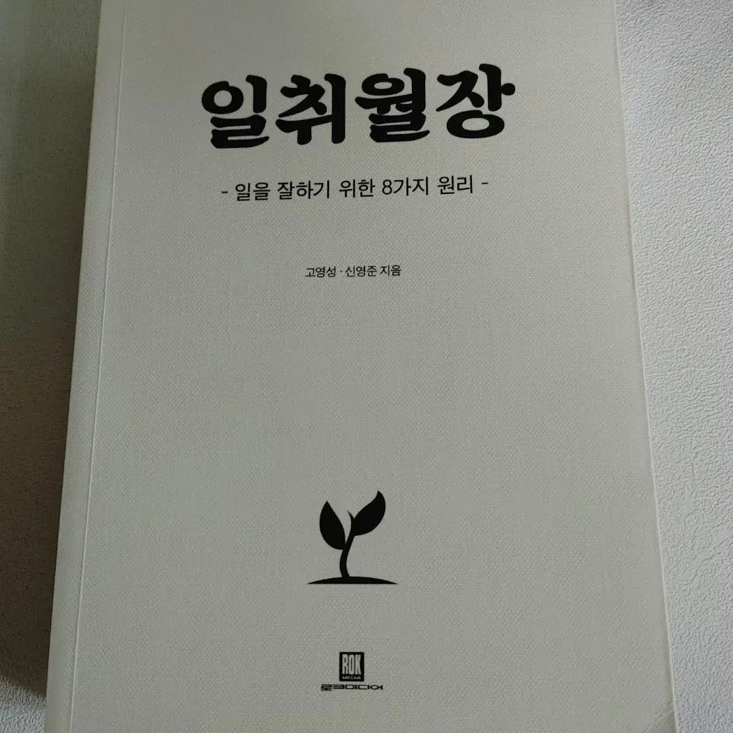 일취월장 - 일을 잘하기 위한 8가지 원리 자기계발 성공학 도서 책