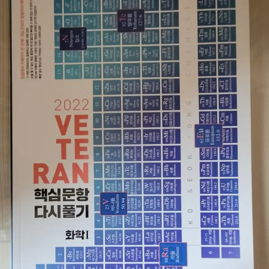 2022 고석용 베테랑의 개념완성 화학1