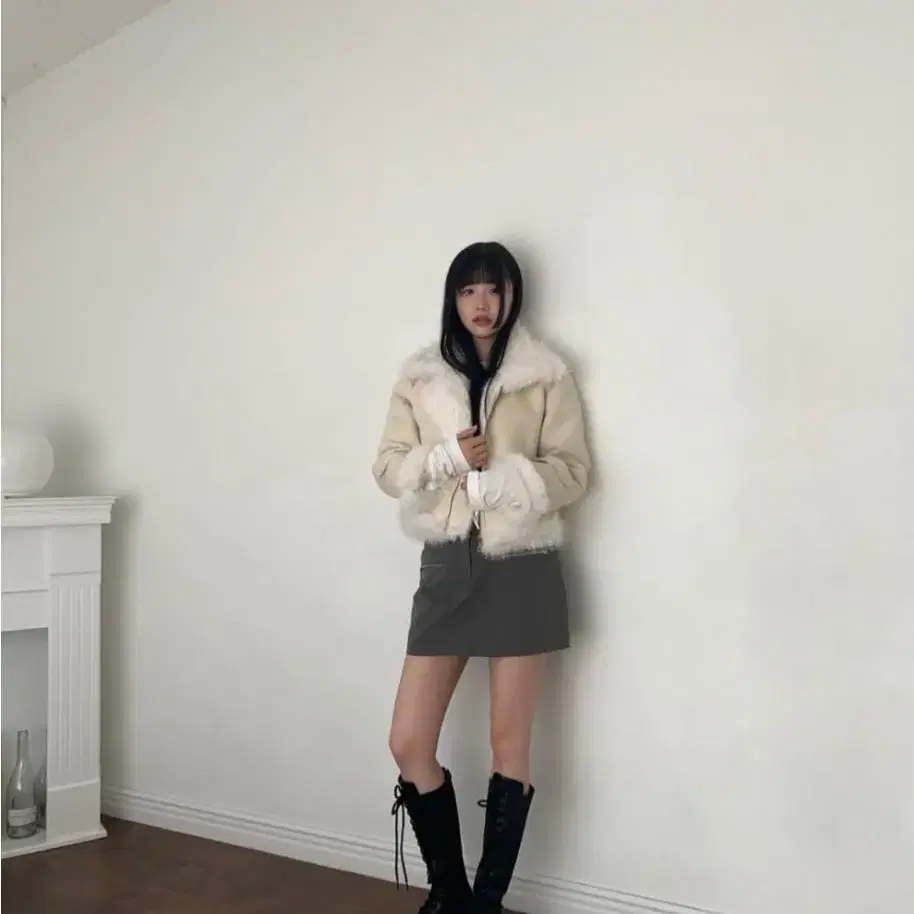 옵텐소 Jetty fur mustang jacket