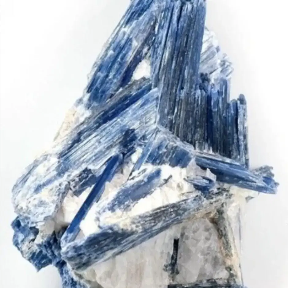 새제품 천연 원석 S925 남정석 반지 카이아나이트(Kyanite) 순은