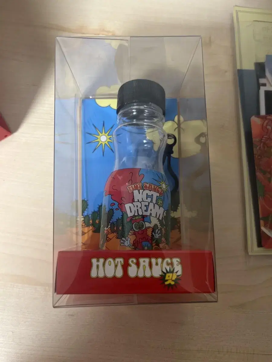 Unsealed nct dream hot sauce keyring for sale!