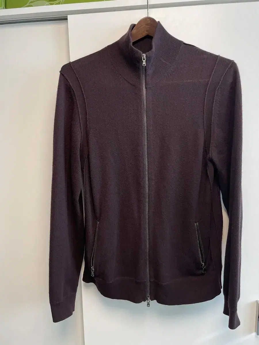 THEORY Terry zip-up jacket cashmere size 105