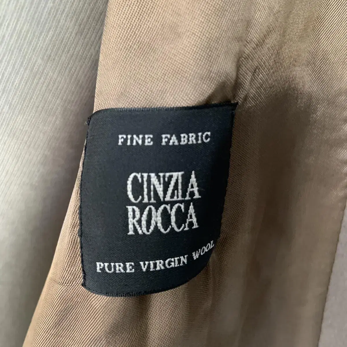 55 cinzia rocca 울 100% 코트