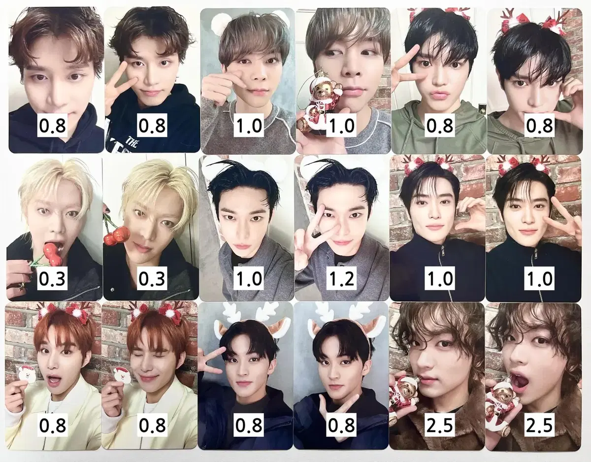 *(Spot - NCT)* SM Pink Christmas 2023 - Random Trading Card