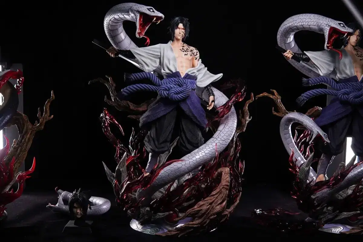 (in-kind)GPS Uchiha Sasuke Resin Naruto Resin Naruto Figures Orochimaru