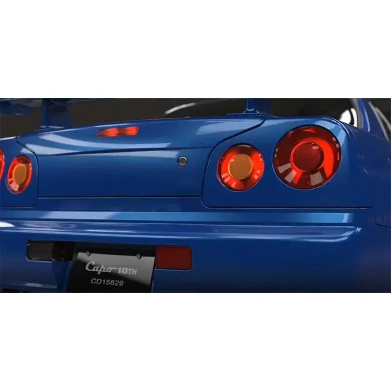 CAPO 1/8 GT-R R34 차체-블루 미개봉