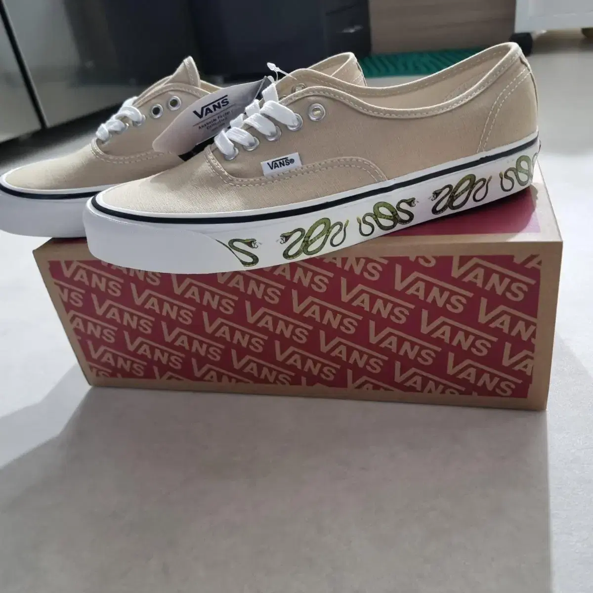 반스 어센틱 에너하임 스네이크 사이즈275 #반스 #vans