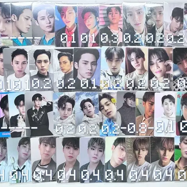 세븐틴 포토카드 양도 민규원우도겸호시정한포카일괄급처대량앨포미공포앨범김민규