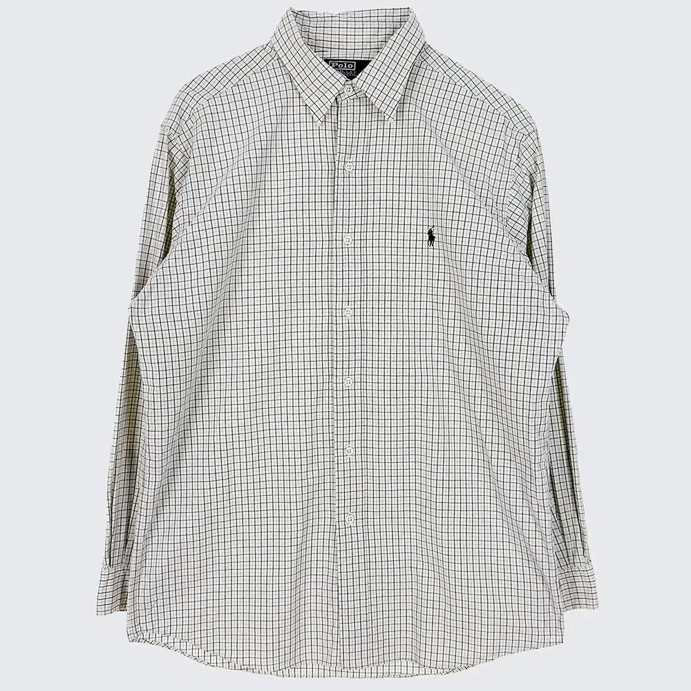 [Men's 110] Polo Ralph Lauren Check Shirt Southern Cotton Vintage (17753)