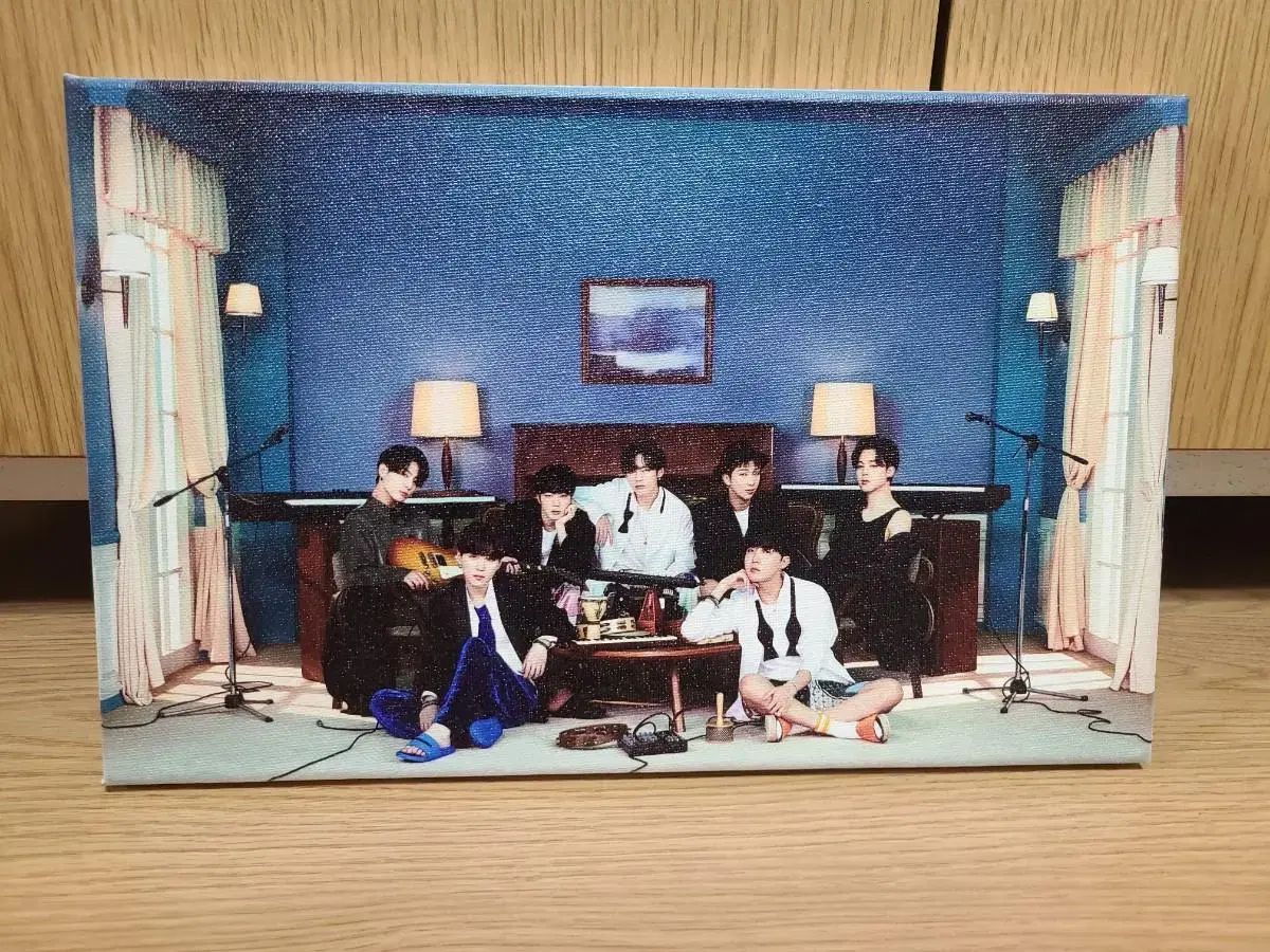 BTS unofficial goods unofficial goods BE Group Canvas Picture Frame