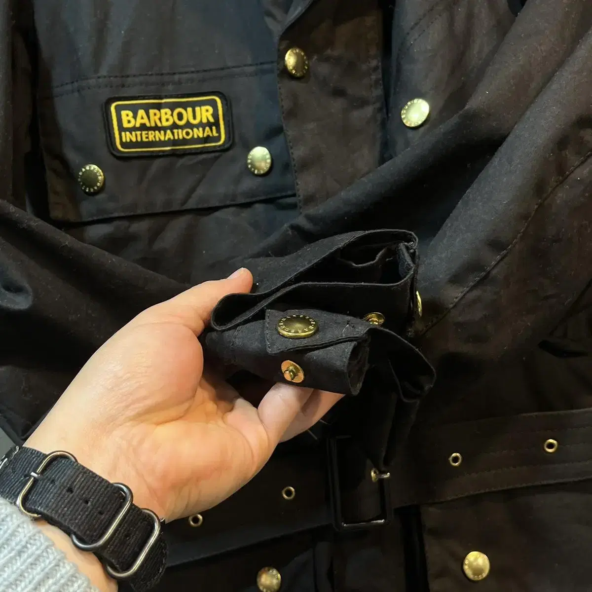 [38] BARBOUR 바버 인터내셔널 왁스 자켓