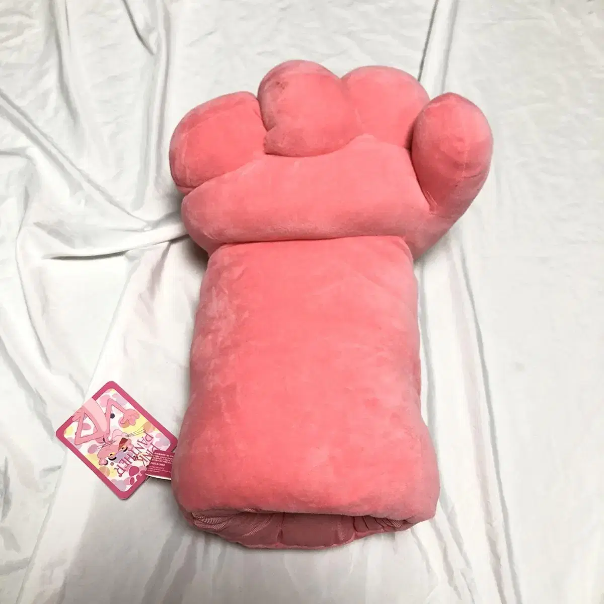 Vintage Pink panther gloves cushion