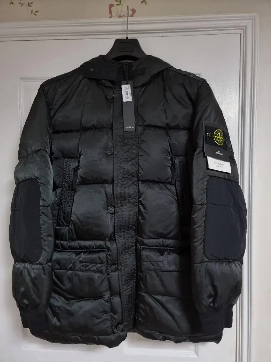 Stone Island 21FW Nylon Lasso Long Padded Black