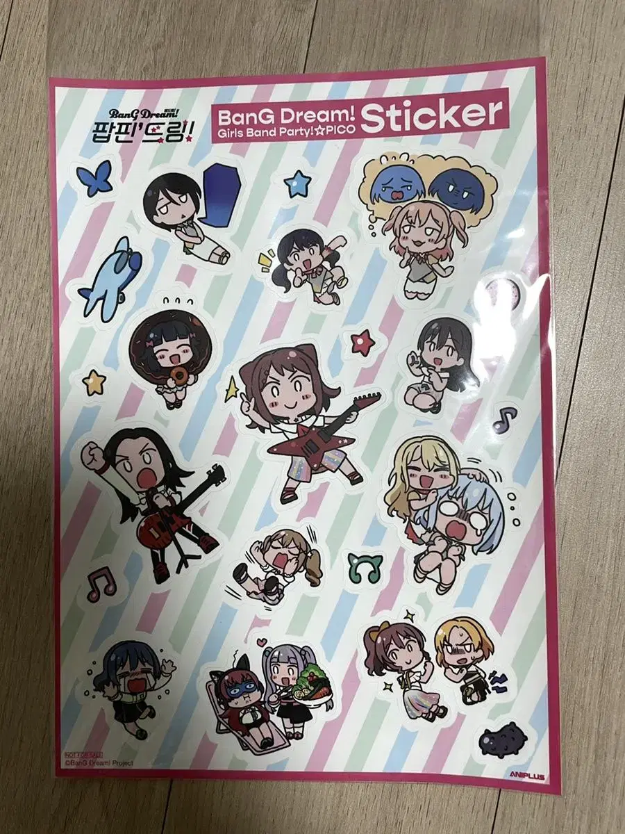 Bangdream PopinDream pre-order benefit stickers