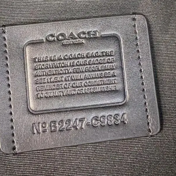 Coach 코치 백팩 룩색 C9834 블랙