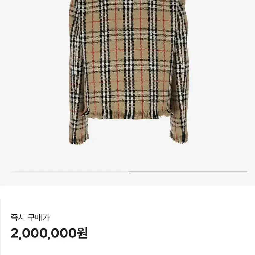 Burberry 체크 부클자켓 아카이브 베이지 free(44-77)