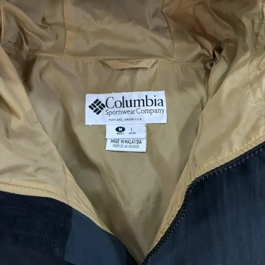 90s Columbia sportswear 나일론 아노락 자켓