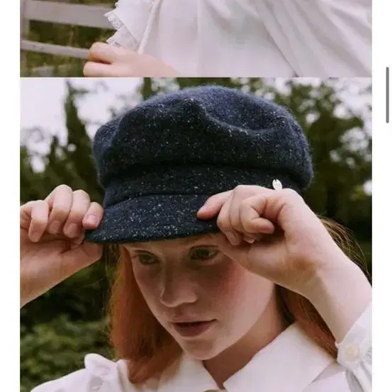 플레따 fletta Italy Wool Hat 울 햇 모자 네이비