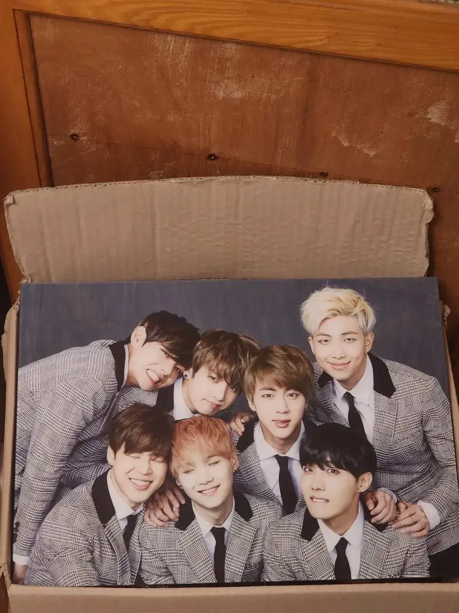 BTS bangtan acrylic Framed