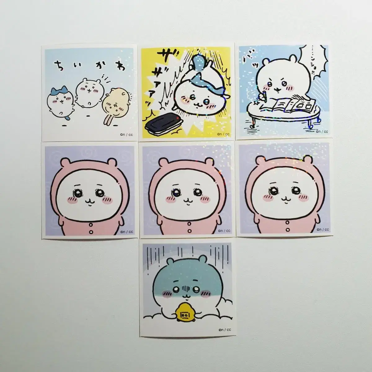 Munchkin Chiikawa Hachiware Usagi Rakko Momonga Kurimange Seal Sticker