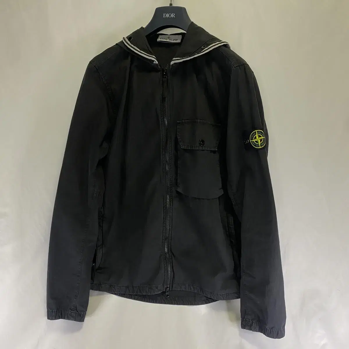 M) [Department Store Edition] Stone Island Olde Effect Hooded Overshirt Jacket