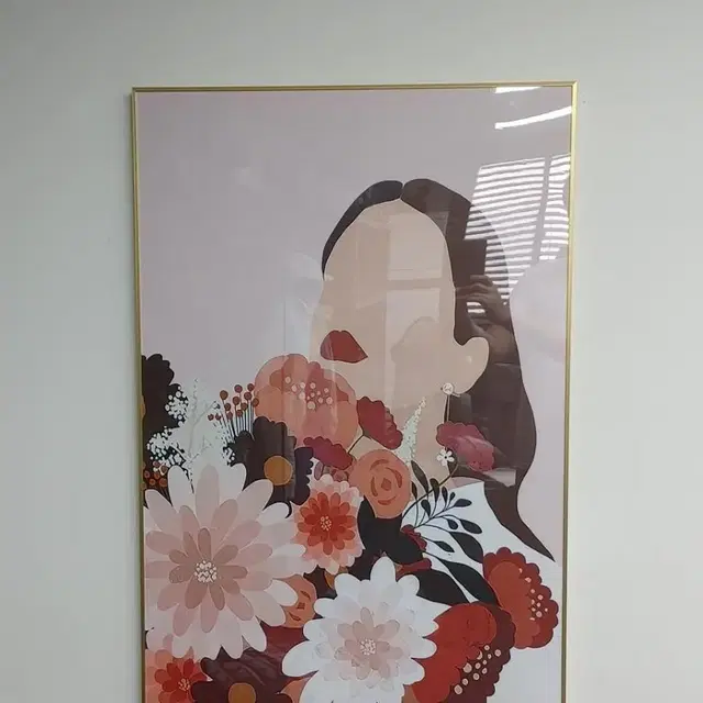 장미 꽃 여인 꽃다발 대형 팝아트 그림 액자 인테리어액자 인테리어소품