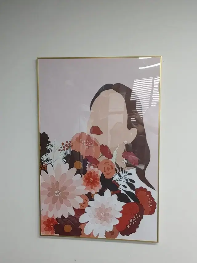 장미 꽃 여인 꽃다발 대형 팝아트 그림 액자 인테리어액자 인테리어소품