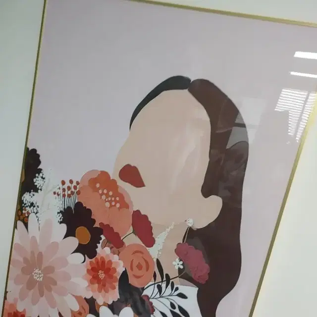 장미 꽃 여인 꽃다발 대형 팝아트 그림 액자 인테리어액자 인테리어소품