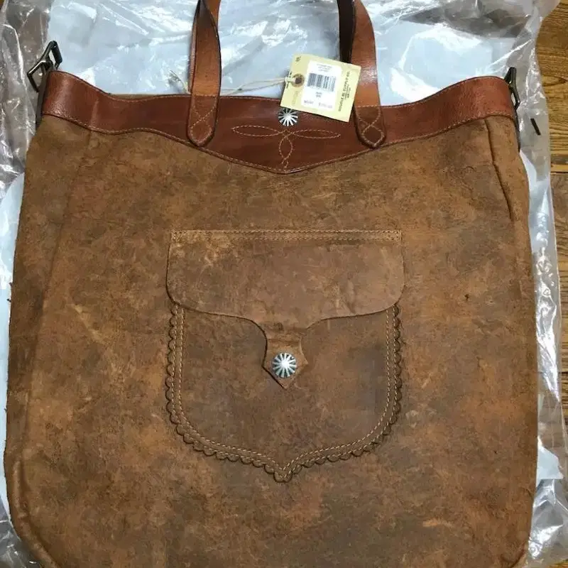 더블알엘 스웨이드 가방 RRL Suede Ridgway Bag