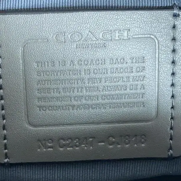 코치(COACH) CJ818 OS 남자 여자 가방 스템프 Axel 크로스