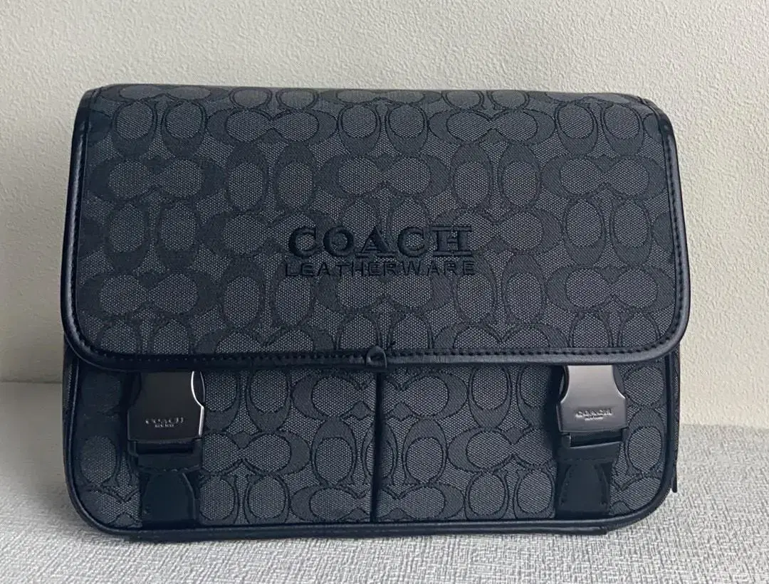 [Coach] C9158 CHARCOAL BLACK League Messenger Bag