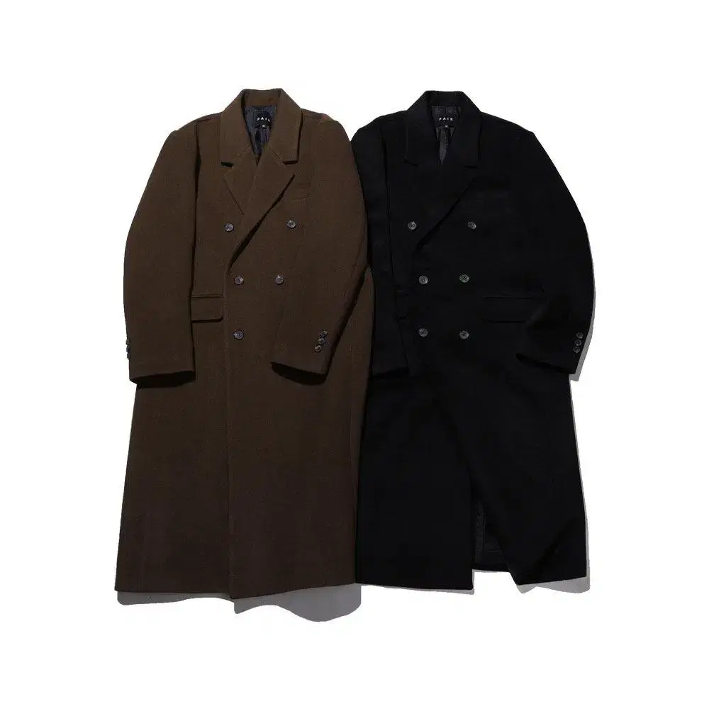 Men's Over-fit Wool Double Long Coat