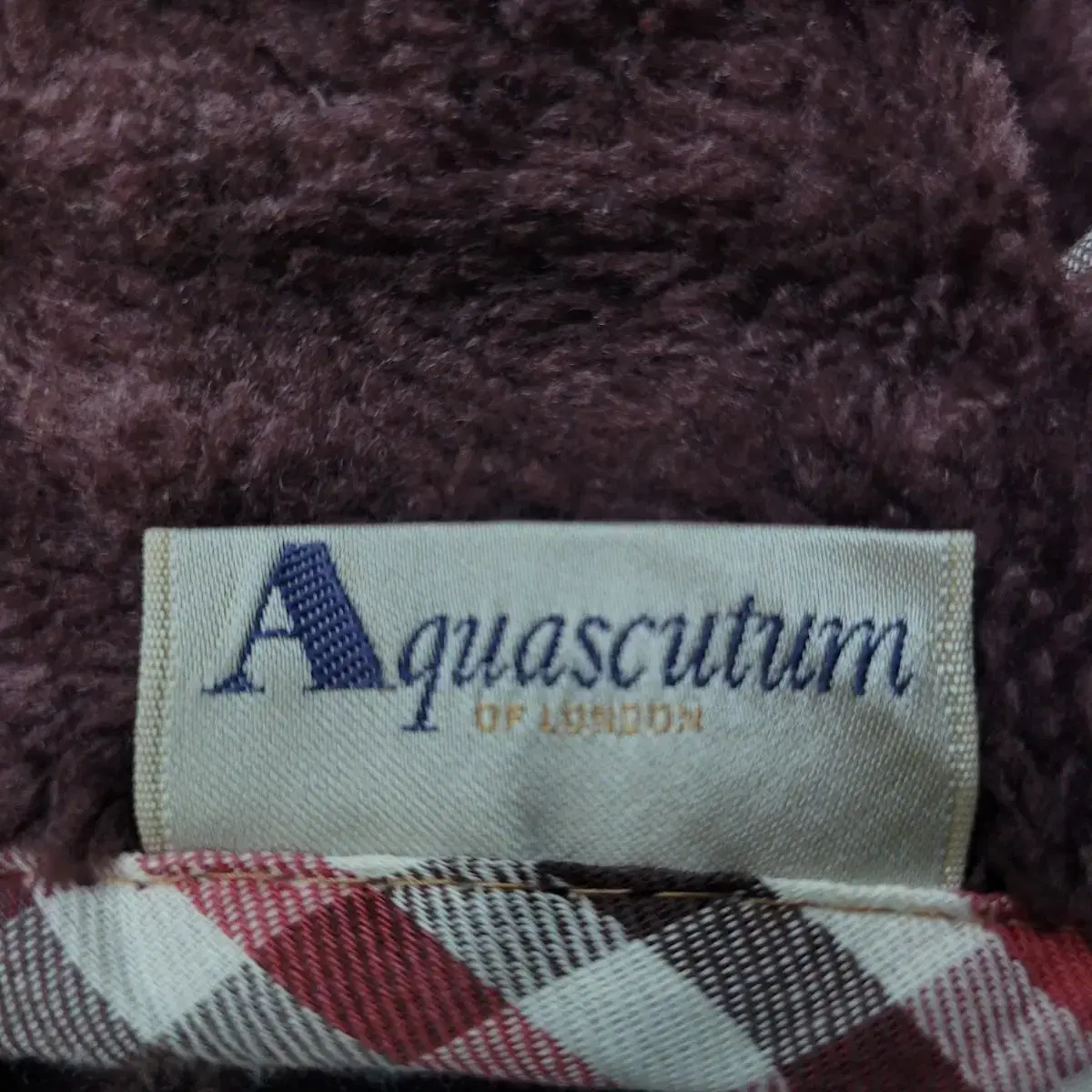 aquascutum 아쿠아스큐텀 미니담요 무릎담요