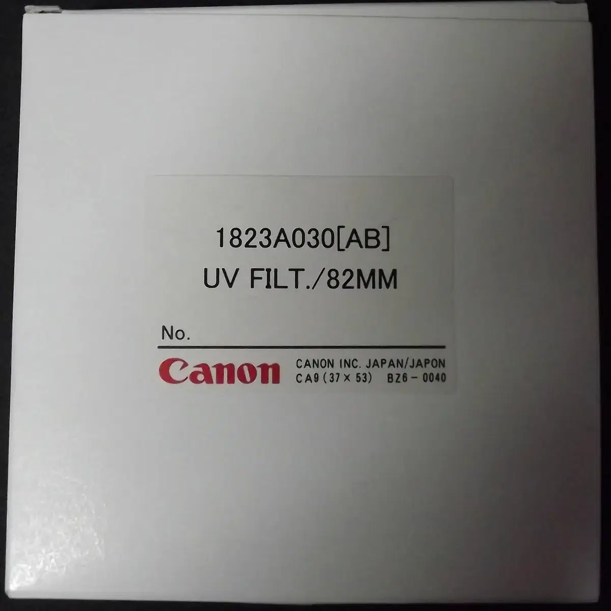 Canon UV 필터 82mm