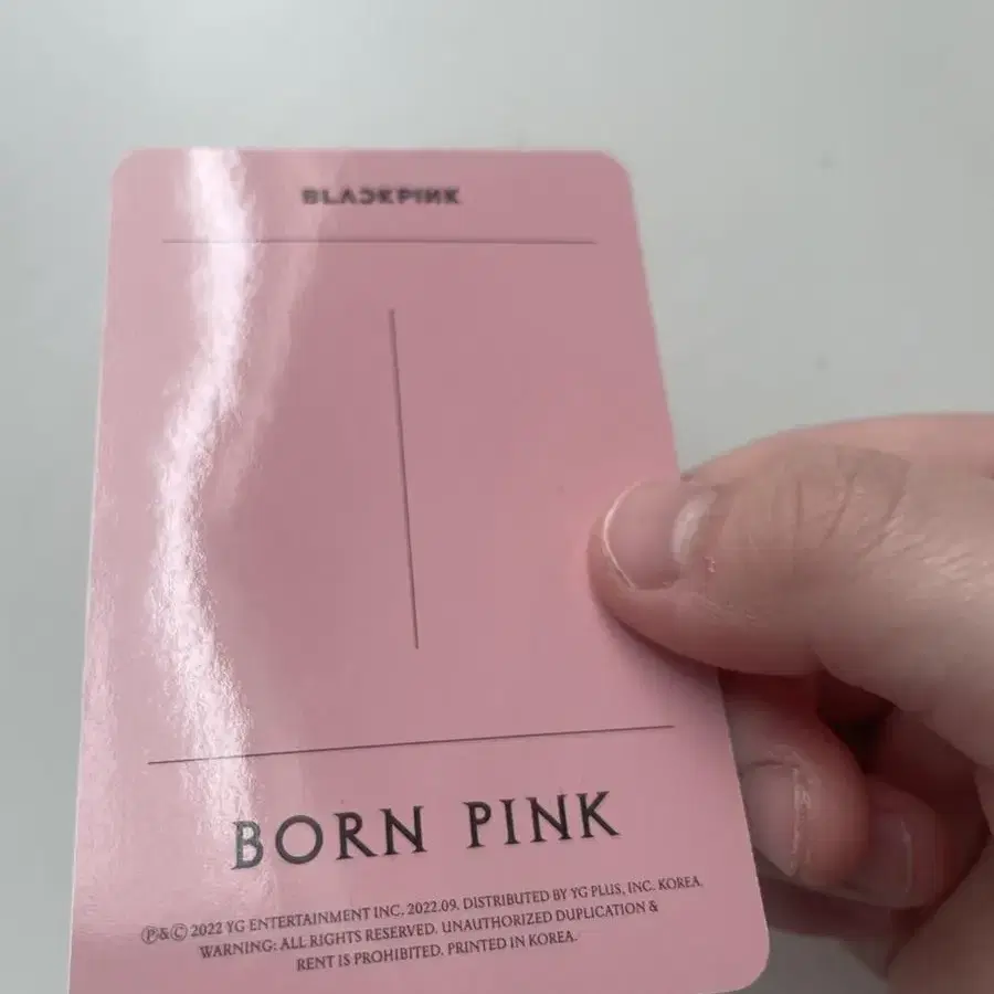 블핑 born pink 지수 포카