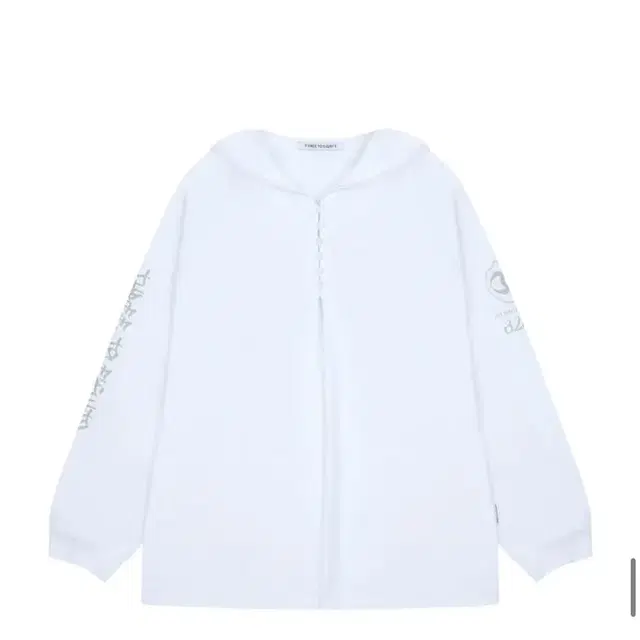 쓰리투에이티 BUTTONED SAILOR L/S T-SHIRT (WHIT