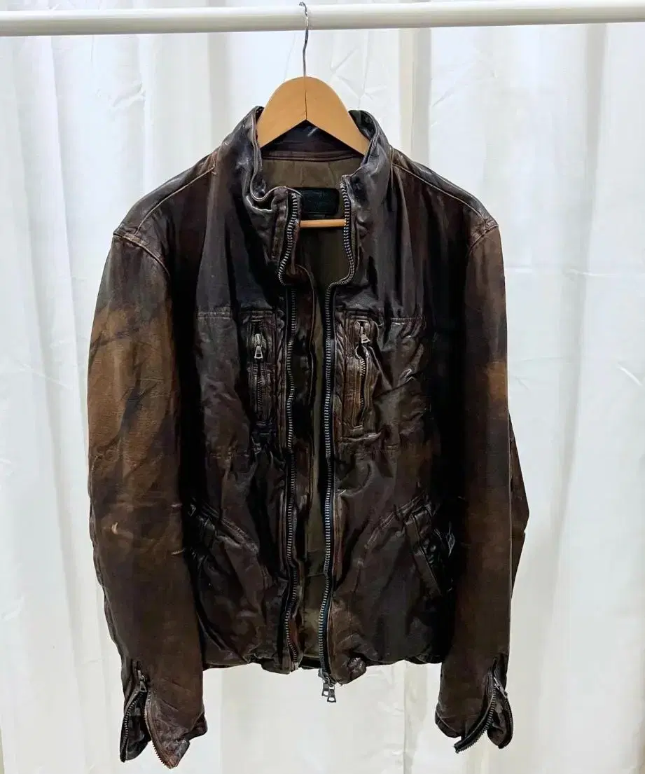 JP L) Backlash Isamu Takayama Leather Jacket Backlash Backlash Backlash