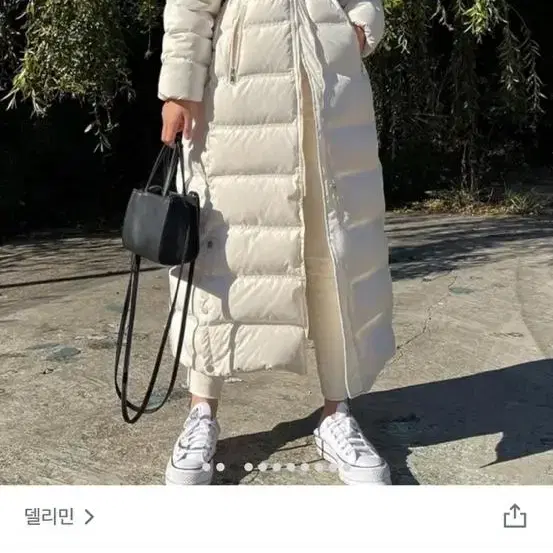 몽클 리얼폭스 덕다운 롱패딩